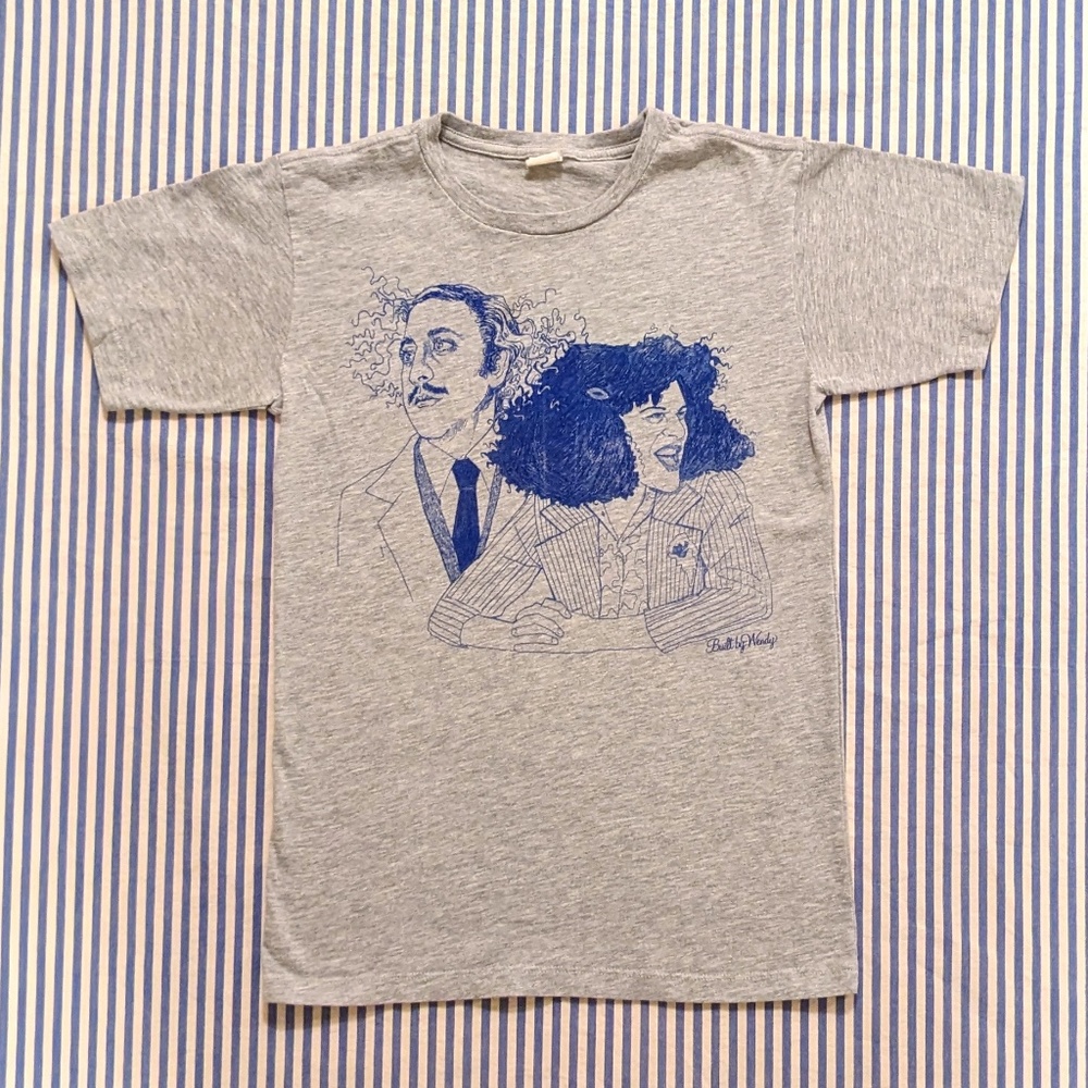 Built By Wendy Gilda Radner Gene Wilder t-shirt small